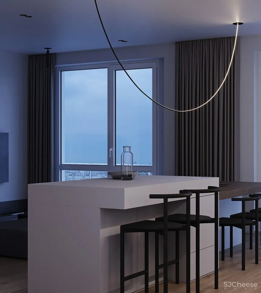 88㎡裸色简约,简单的设计更显高级