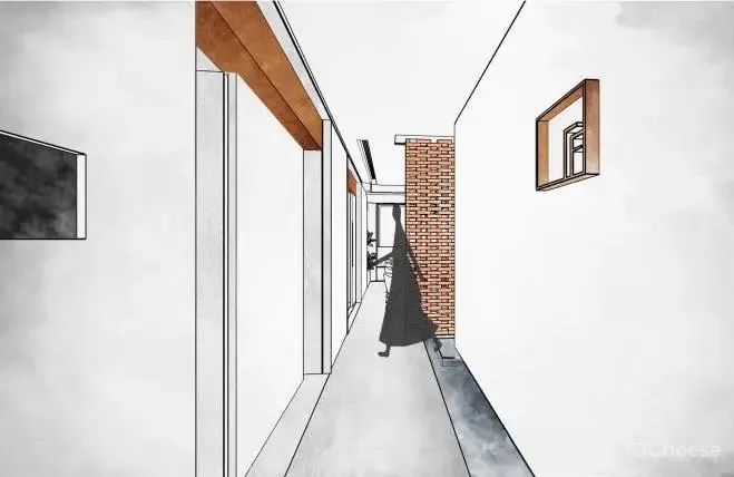 FF STUDIO:红墙之下,“度假式”办公空间