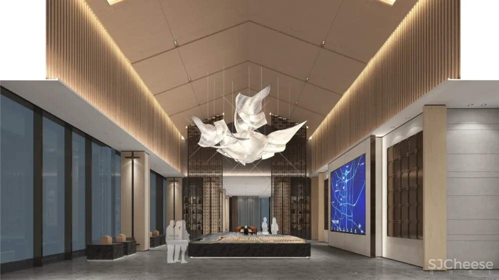 成都「天府上城」售楼中心,以山水重塑东方美学设计!