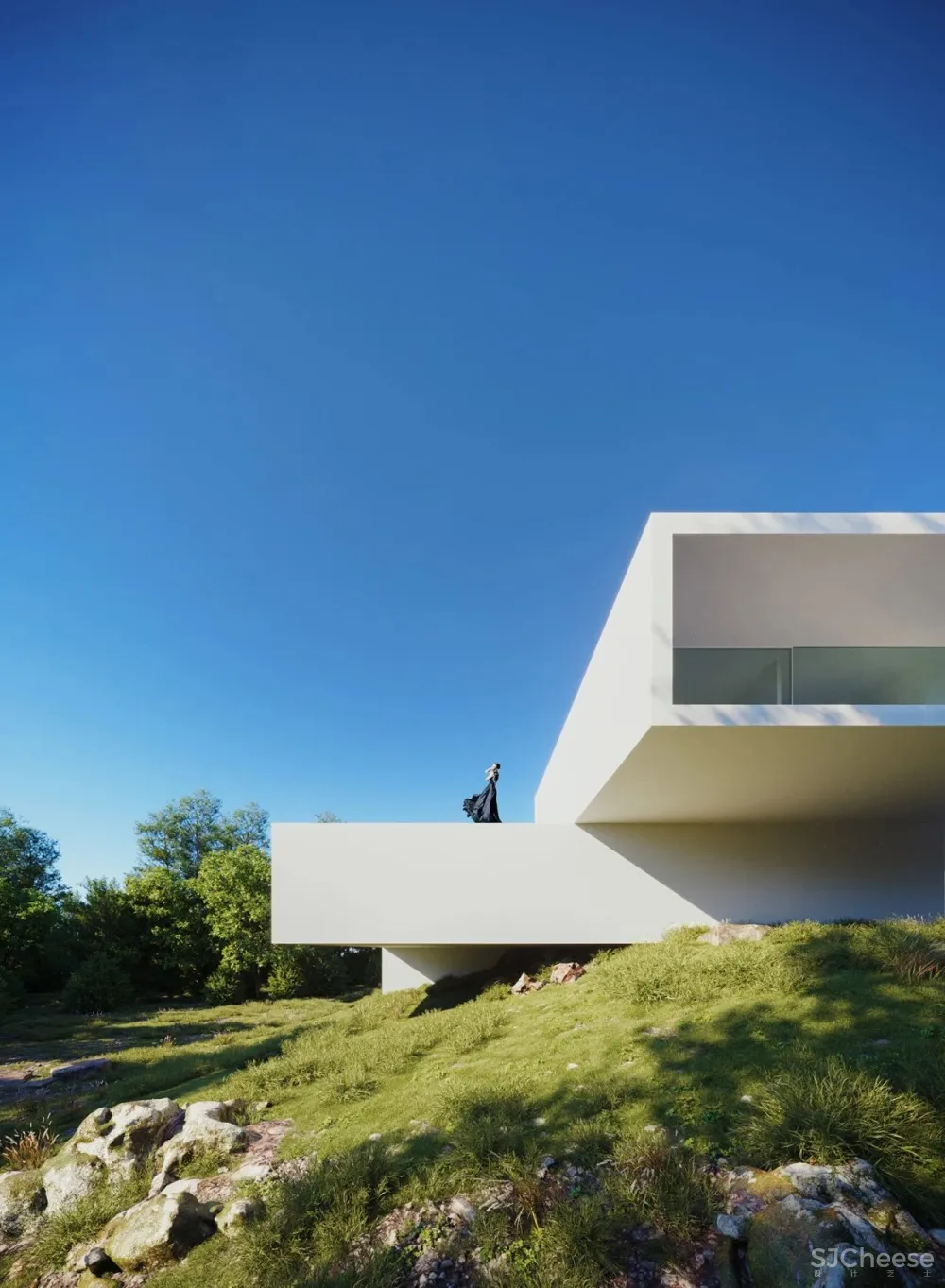 美爆了,白色极简主义别墅!