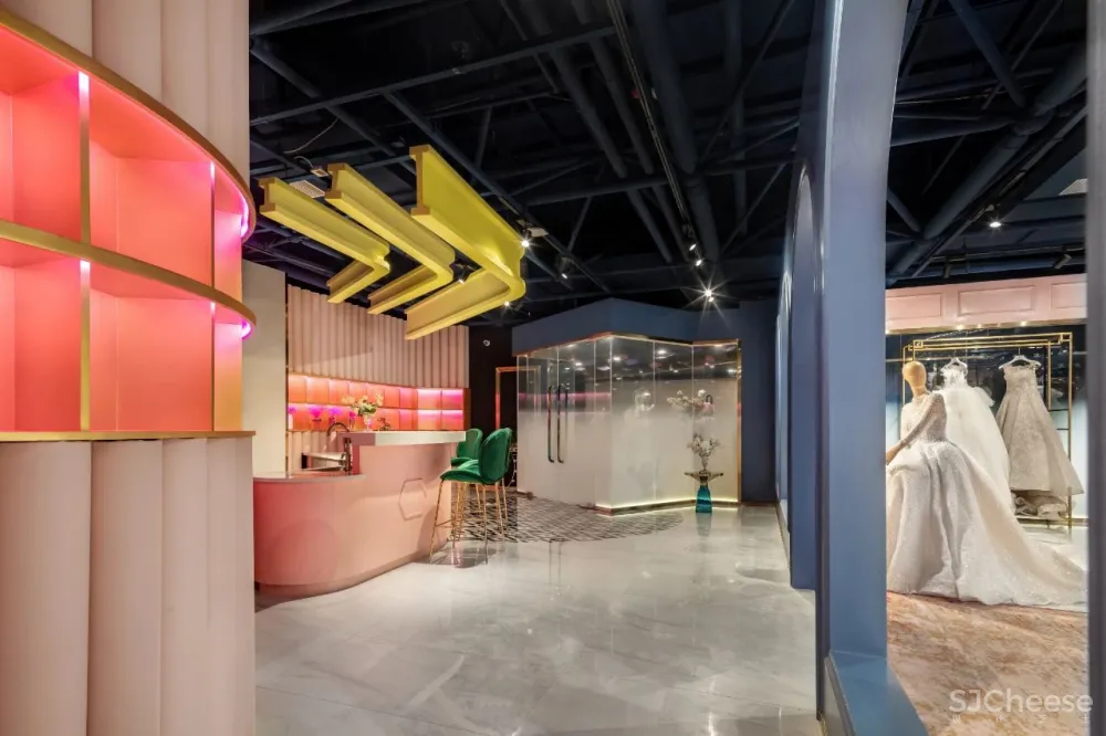 新作 苏作人装饰设计:梦中的婚纱店,是极致的Romantic!