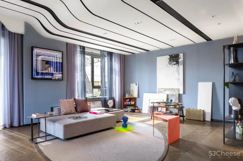 400m²“超美学”叠拼样板间,解密奢华墅作之空间狂想!