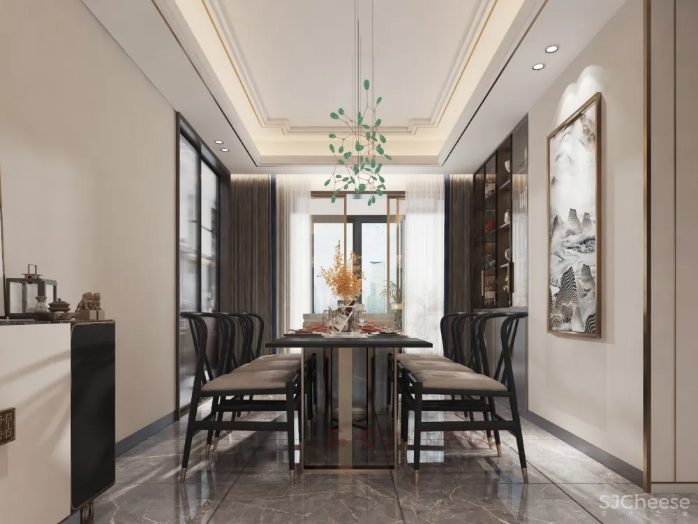 新中式客餐厅卧室