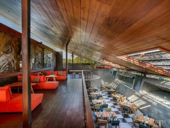 传统材料与现代元素的融合-印尼Santai隐世度假别墅！