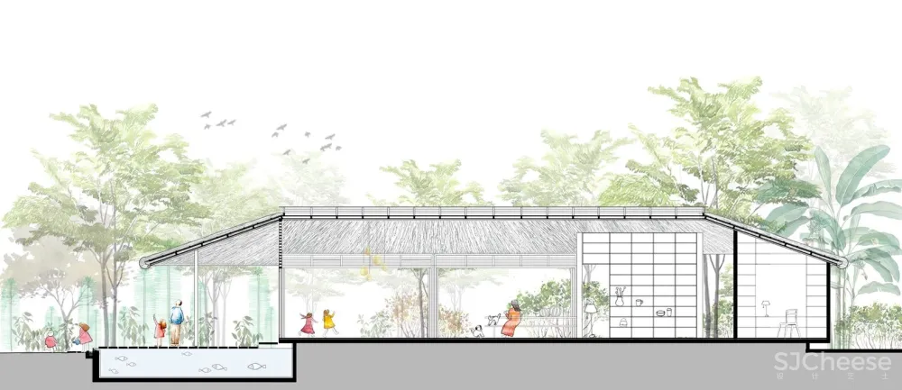 在郁郁葱葱的花园中,聆听大自然的旋律和声音