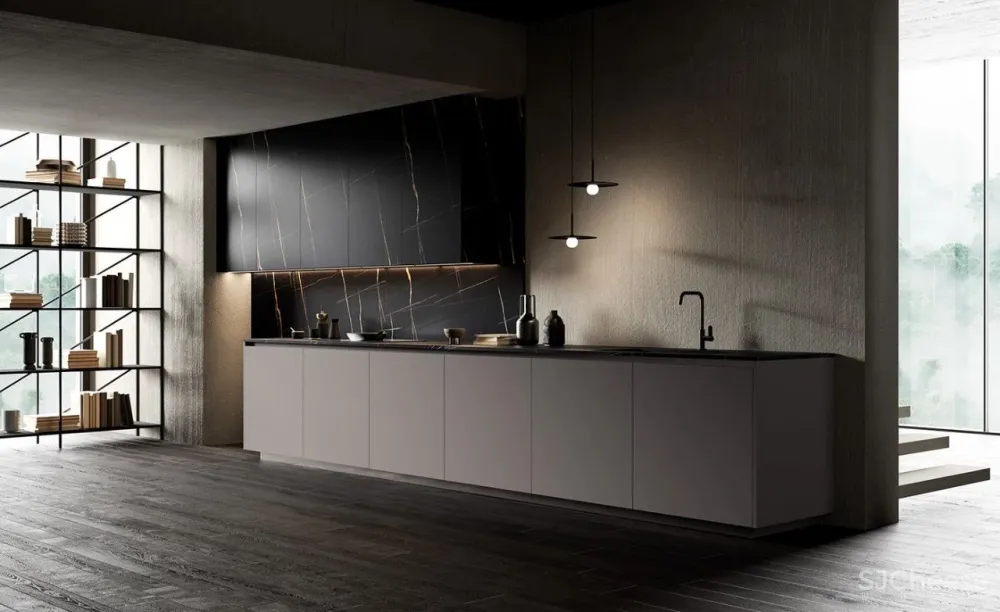 studiopodrini新作 高级灰奢华厨房