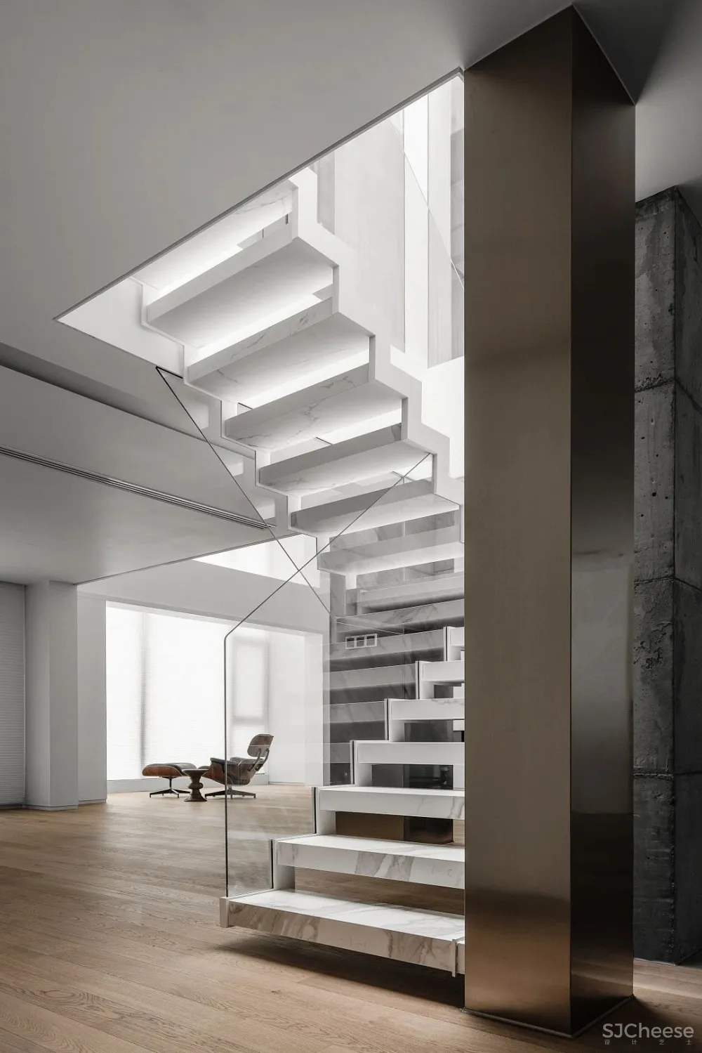 这位明星家!320㎡顶层复式,拆出大平层,超飒超有品!