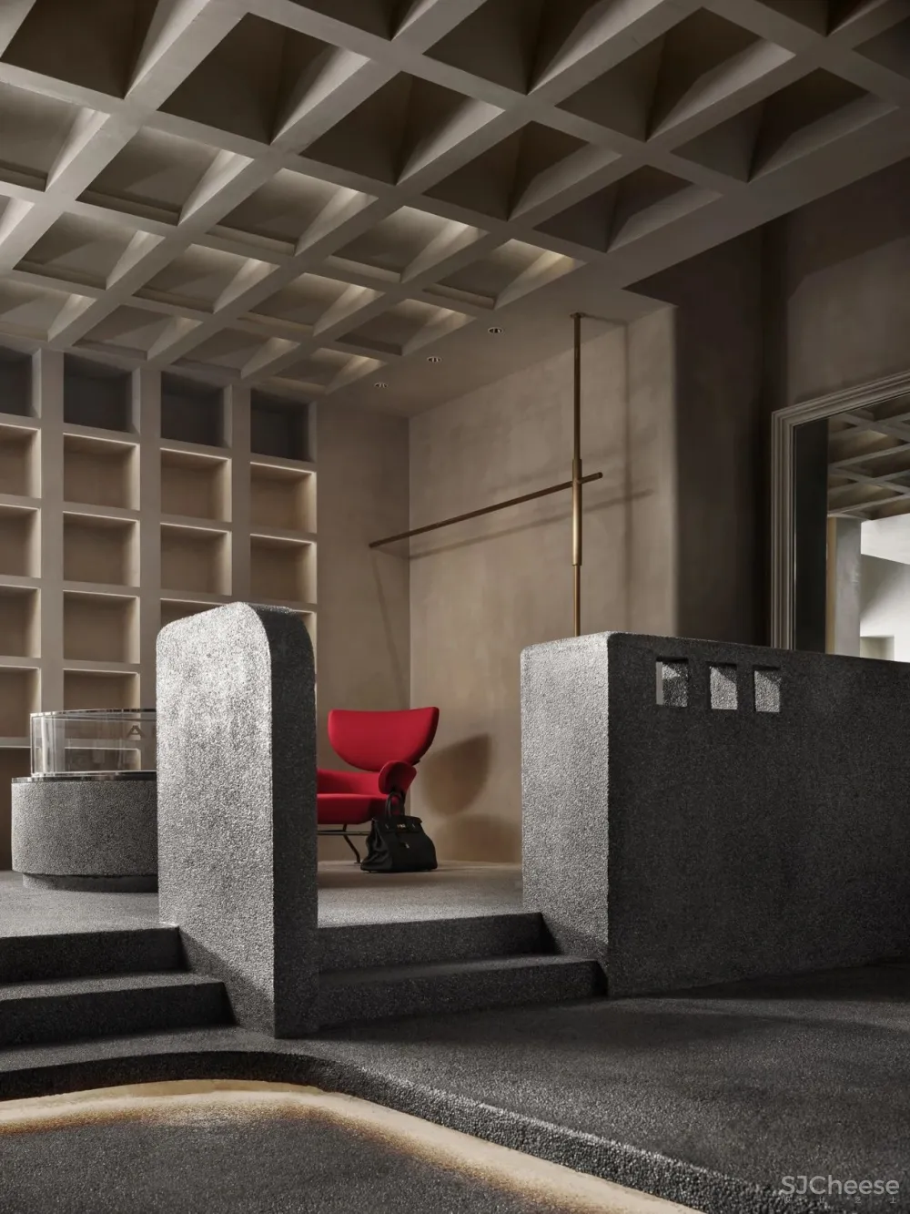 文超:128㎡灰木系空间,这样的复古才够味!