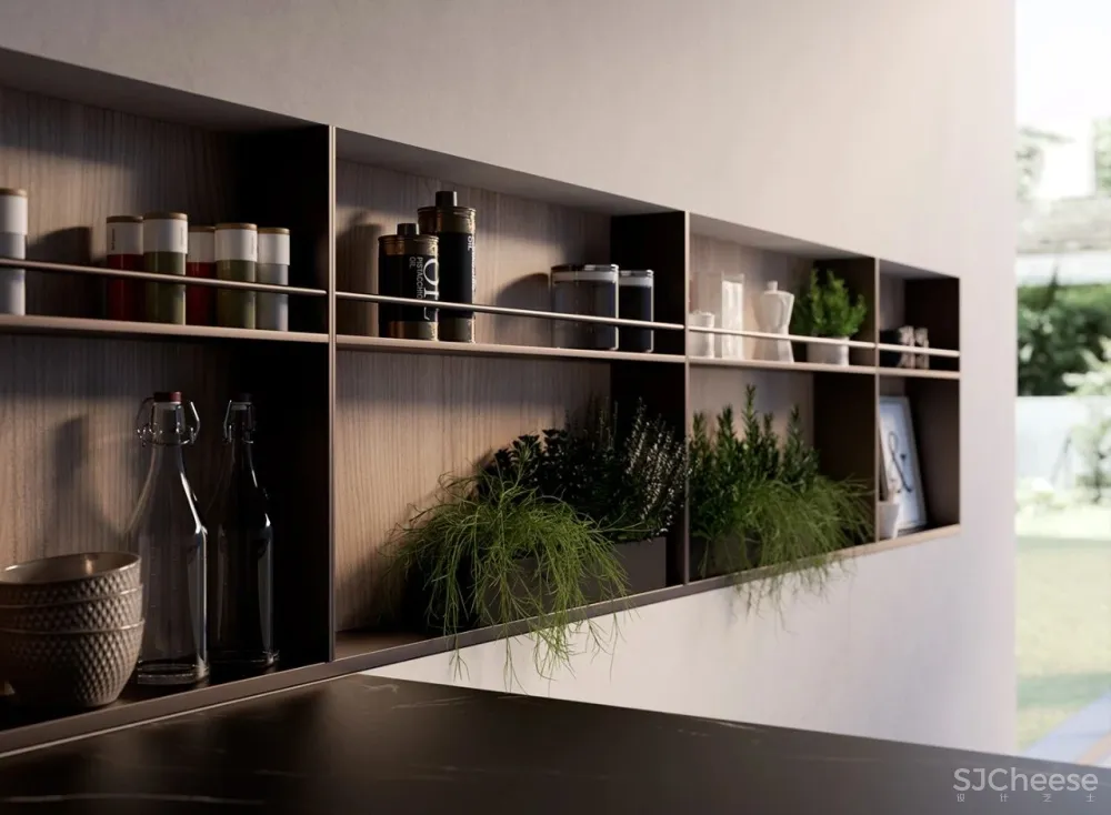studiopodrini新作 高级灰奢华厨房