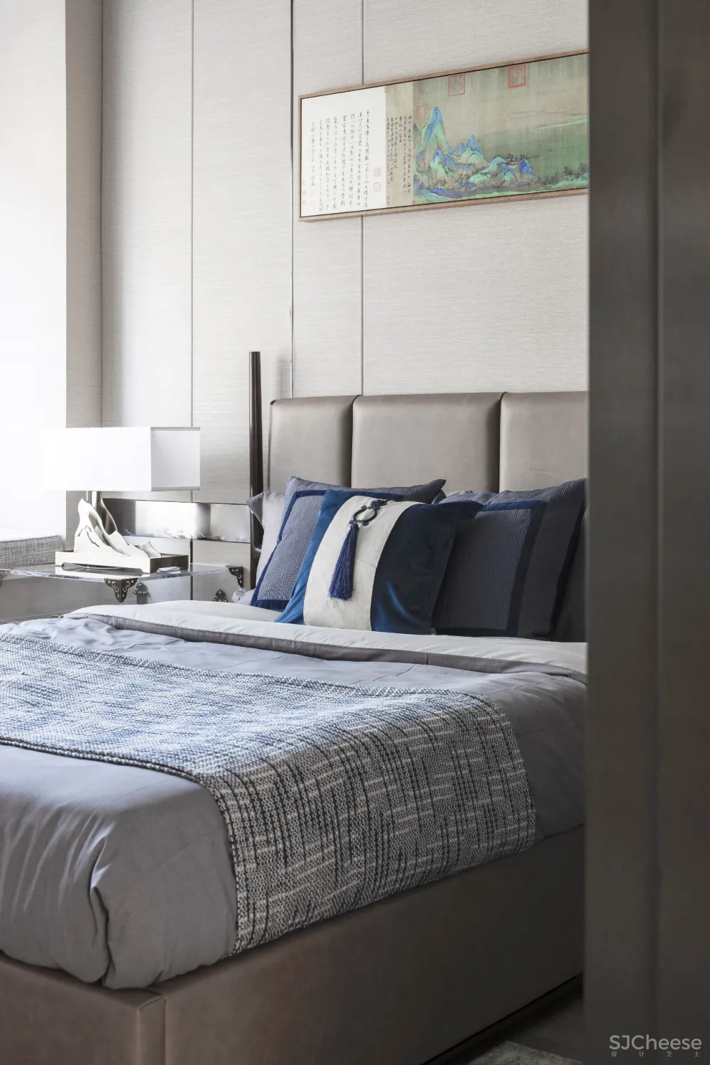 170㎡意式简约大平层,江山蓝的志趣雅馨!