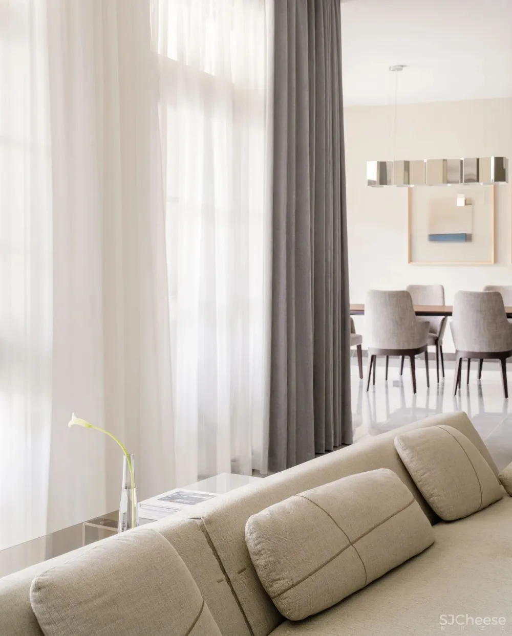 1000㎡克制灰别墅,安静、美好,超治愈 池陈平