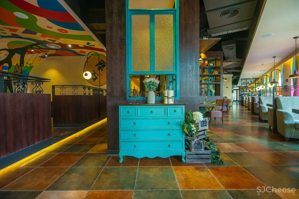 牛排餐厅设计【原石牛扒】约上朋友聚一聚,在这高颜值艺术餐厅