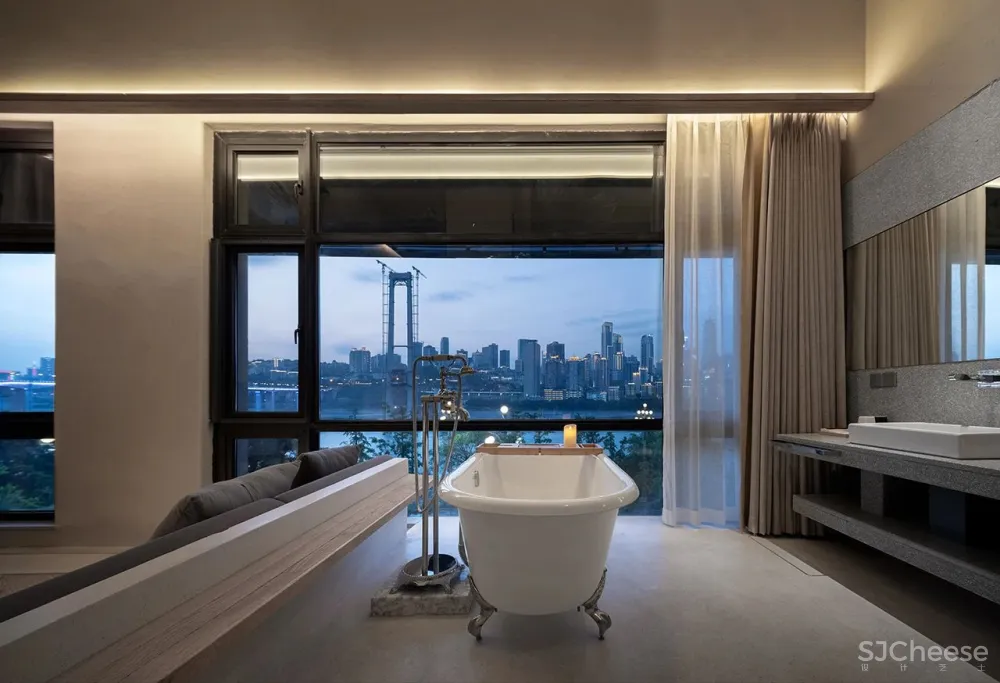 睡loft浴缸房躺看重庆山城一线江景,信步打卡宏村拍汉服写真