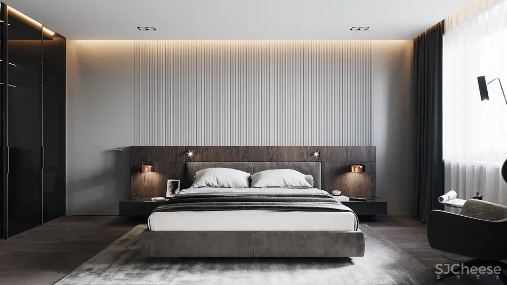 110㎡ 两室一厅,灯光这样设计更优雅!