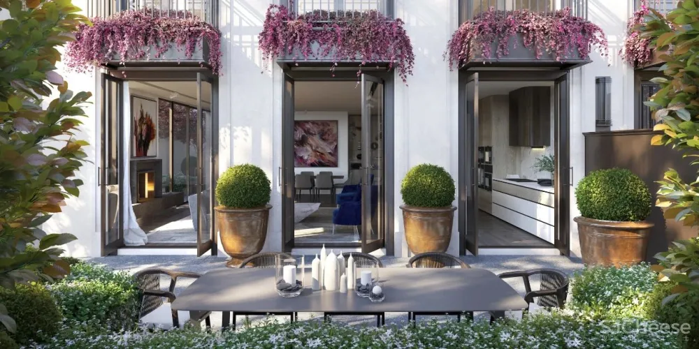 豪华公寓的精装房设计，也要简单耐看