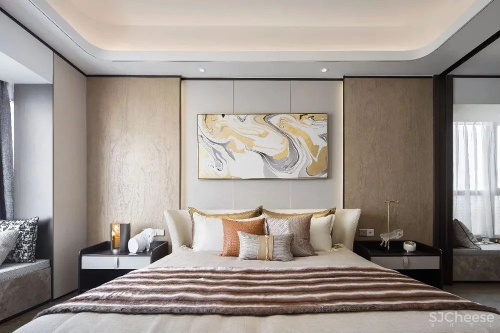 240㎡轻奢住宅,重构古典与现代的写意美学!