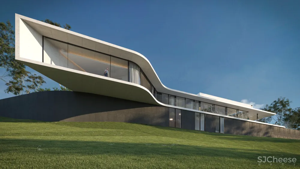 8组住宅效果图,原来大户型更适合极简风!