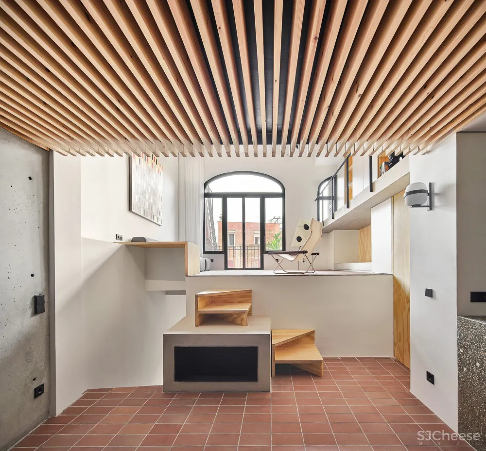 101㎡ 老宅爆改, 加了跃层让空间大一倍