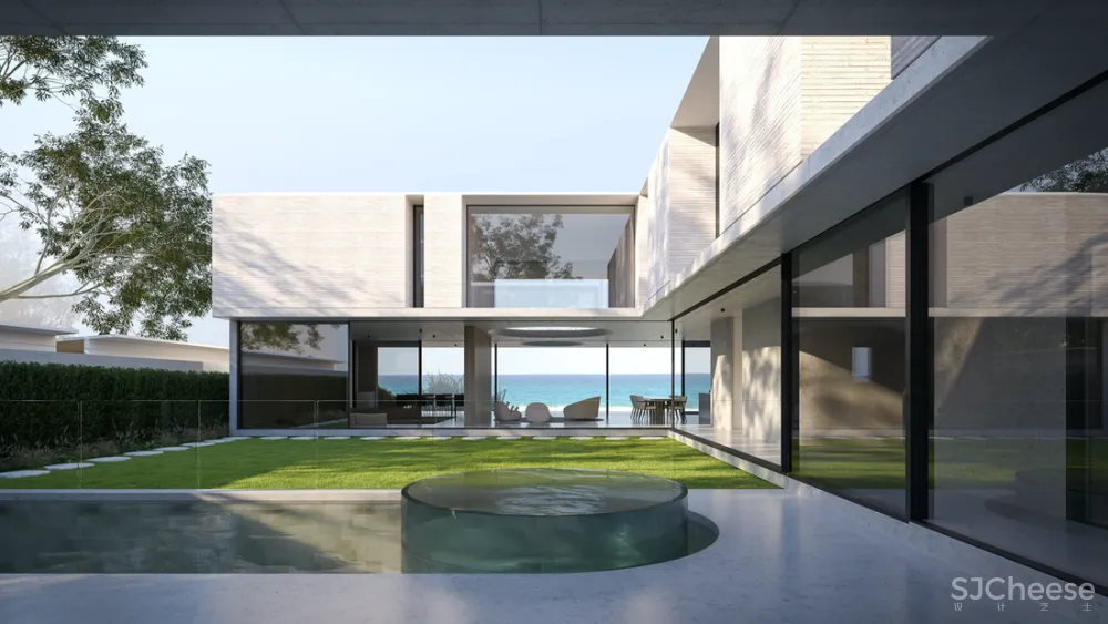 8组住宅效果图,原来大户型更适合极简风!