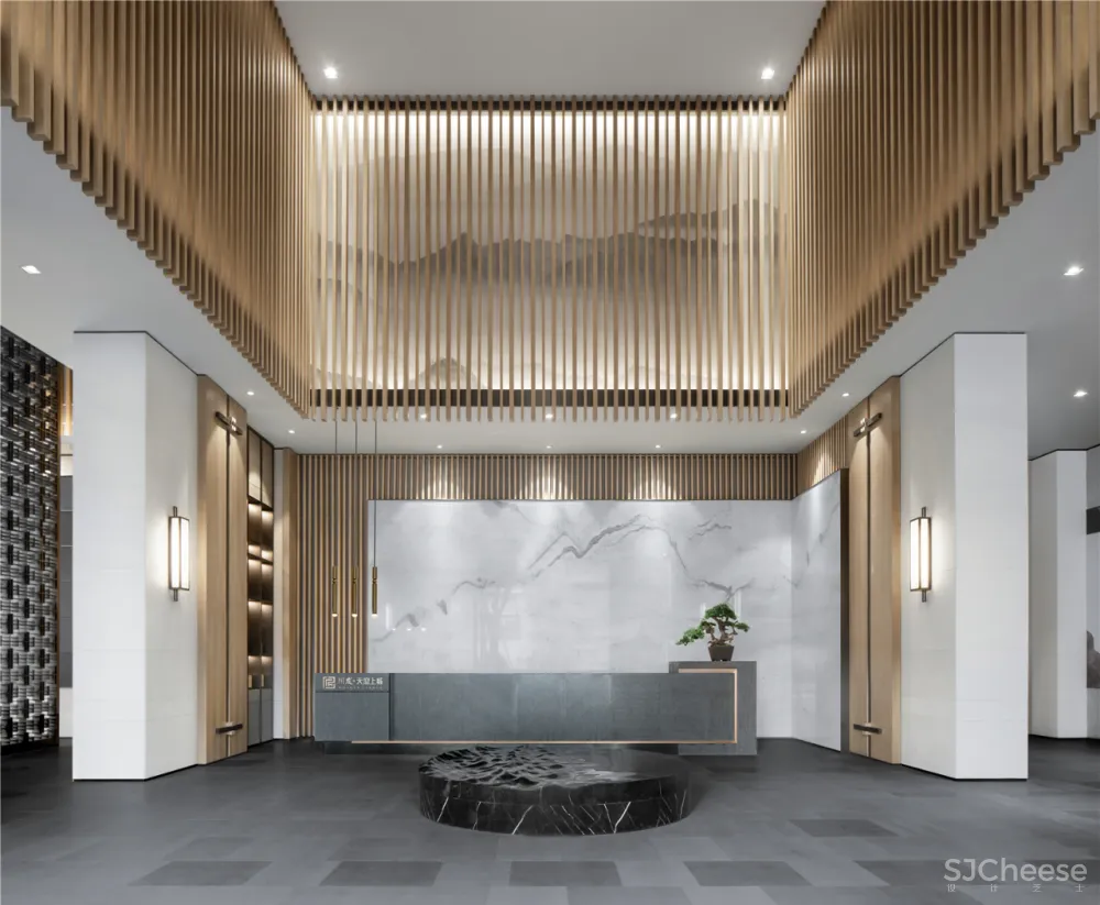 成都「天府上城」售楼中心,以山水重塑东方美学设计!