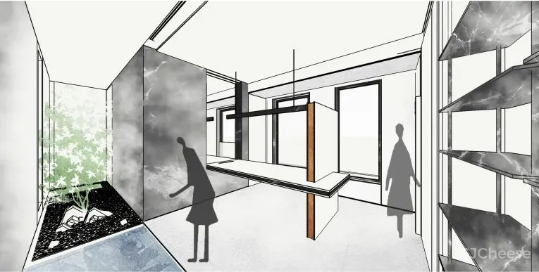 FF STUDIO:红墙之下,“度假式”办公空间