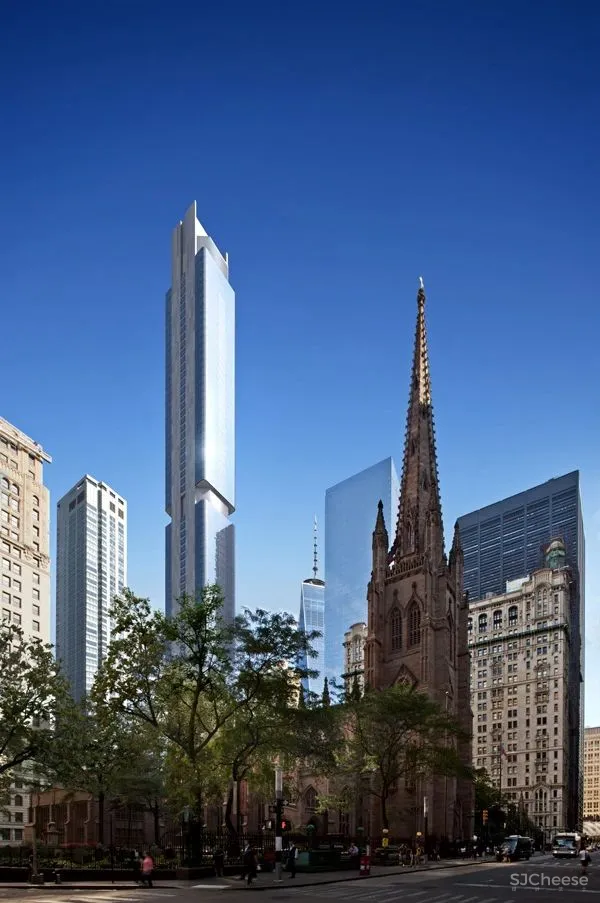 纽约富人圈惊现88层豪宅地标|Rafael Viñoly