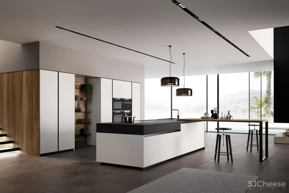 studiopodrini新作 高级灰奢华厨房