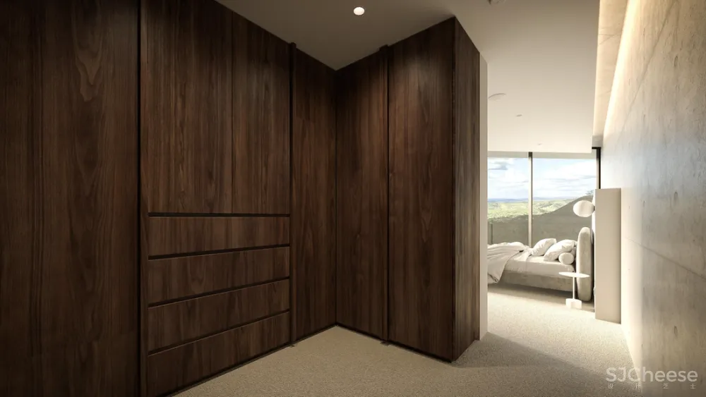 8组住宅效果图,原来大户型更适合极简风!