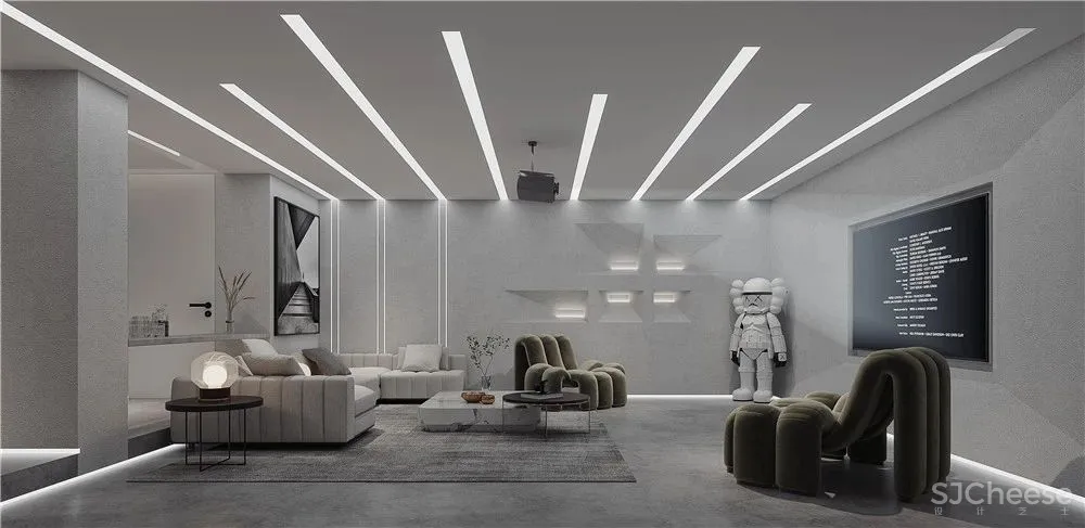 盛莉娜-苏昊臣·星作 900㎡白色极简雅宅·光影 时光