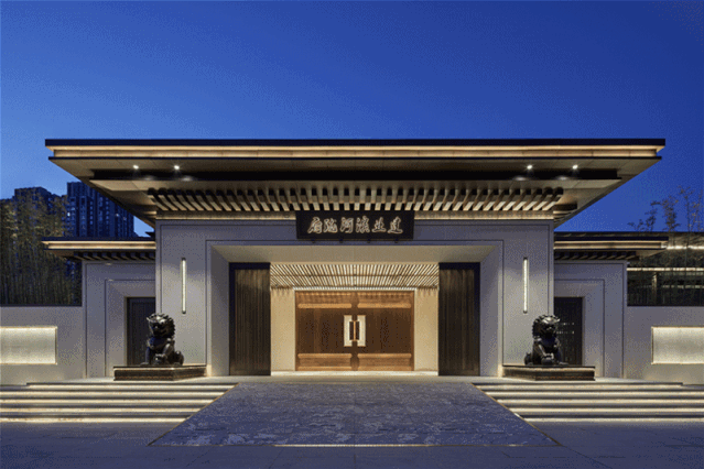 锋尚设计:流动的光与影 滨河珑府销售中心! 中国国际室内设计年鉴