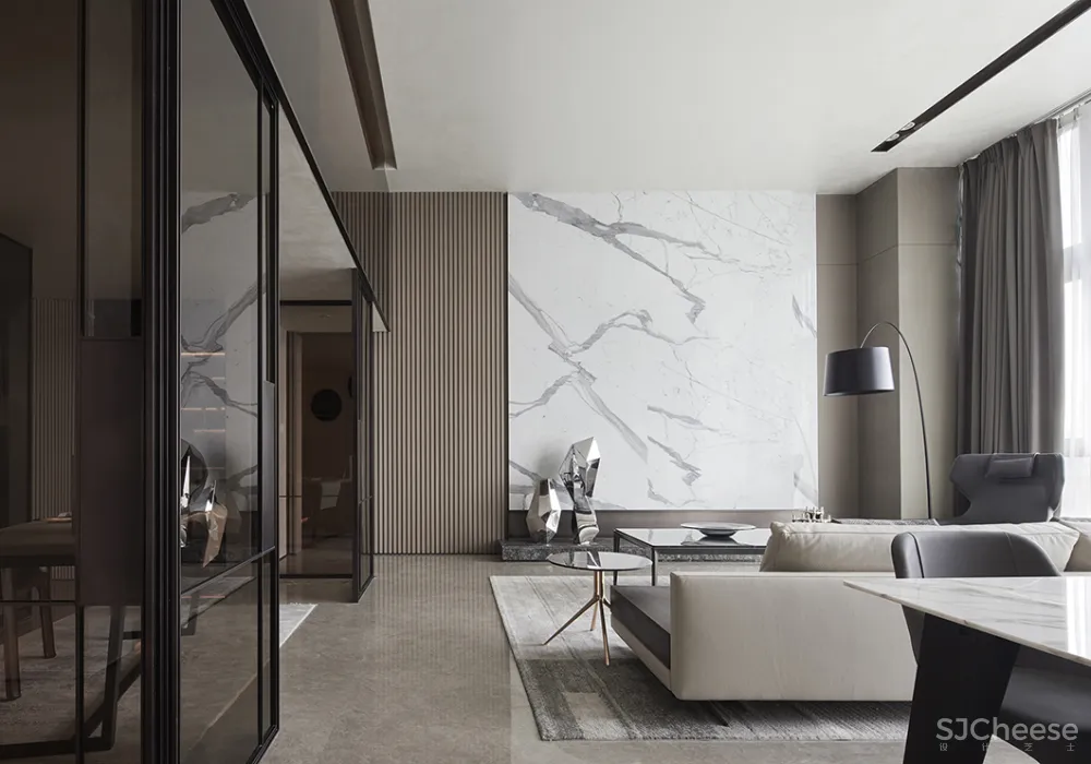 210㎡简约大平层,最纯粹的设计格调!