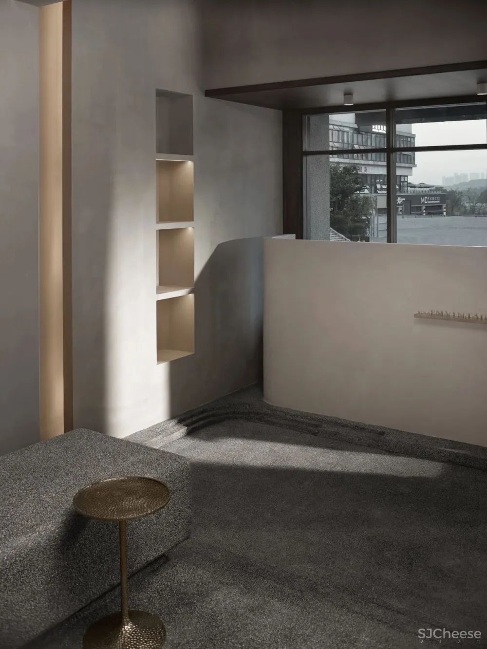 文超:128㎡灰木系空间,这样的复古才够味!