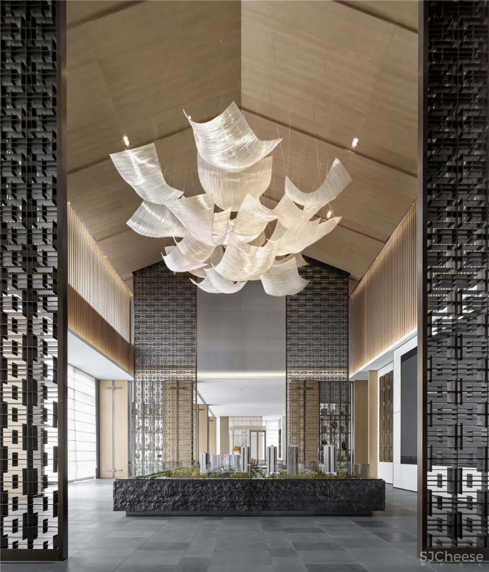 成都「天府上城」售楼中心,以山水重塑东方美学设计!