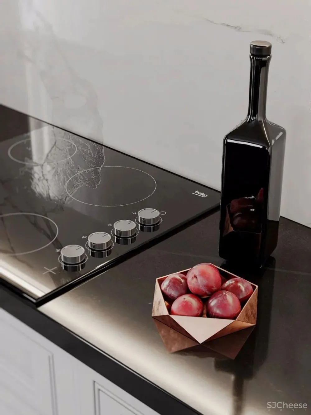 128㎡四口之家,不动声色的优雅气派!