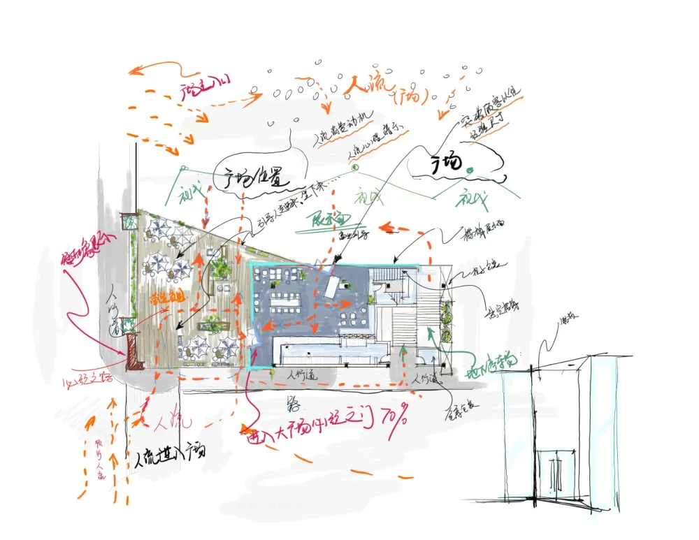 米节设计丨萃茶师南宁华城都市广场店