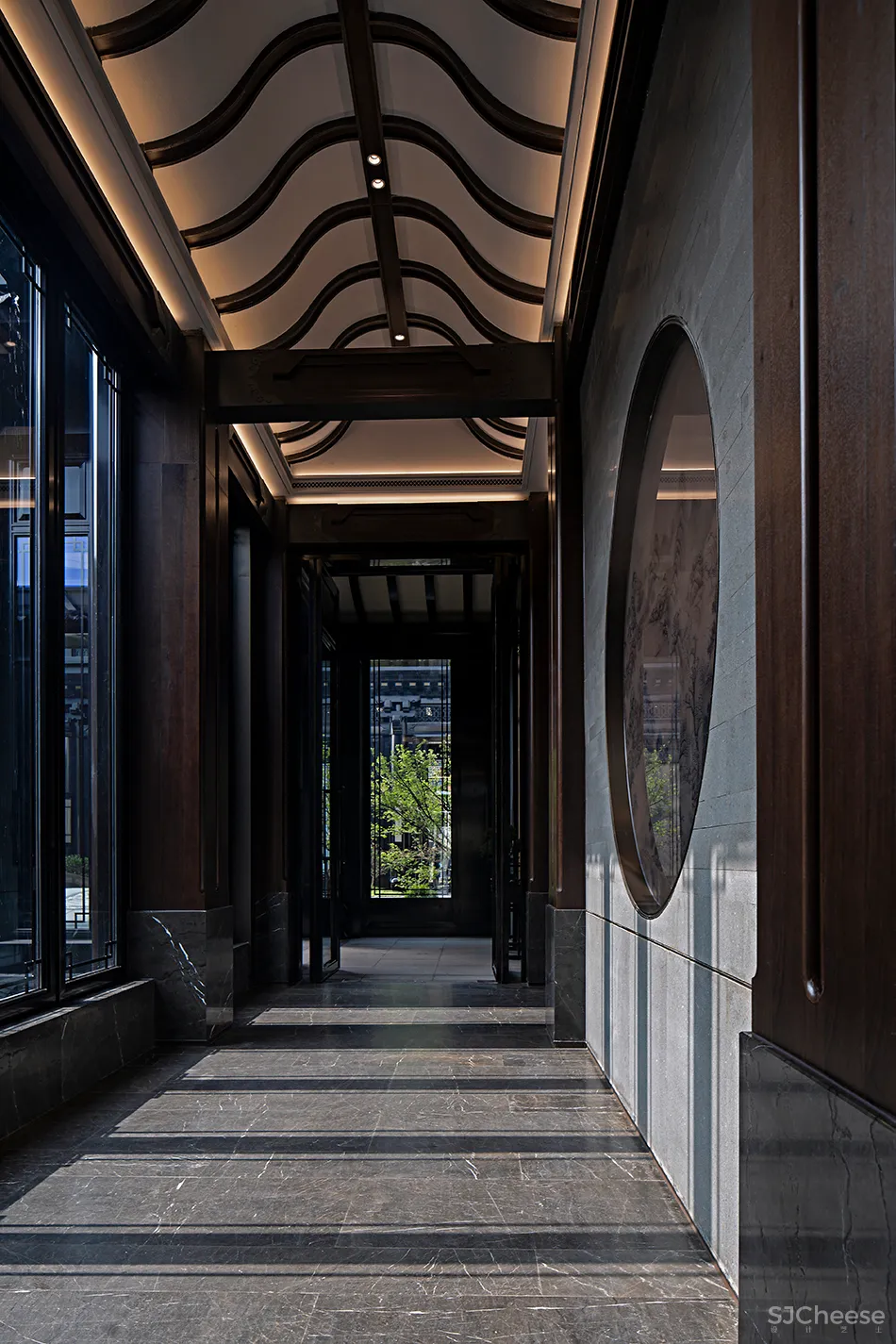 吴文粒:1745㎡绝美中式庭院,一帘诗意、四水归情!