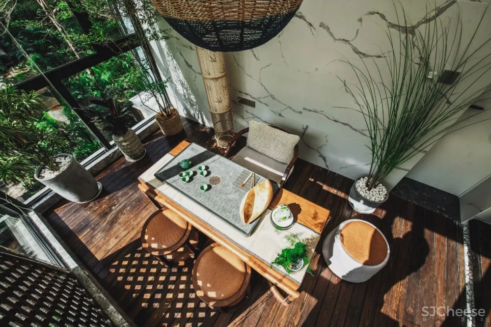 200㎡侘静私宅,藏着一处神仙般后花园!