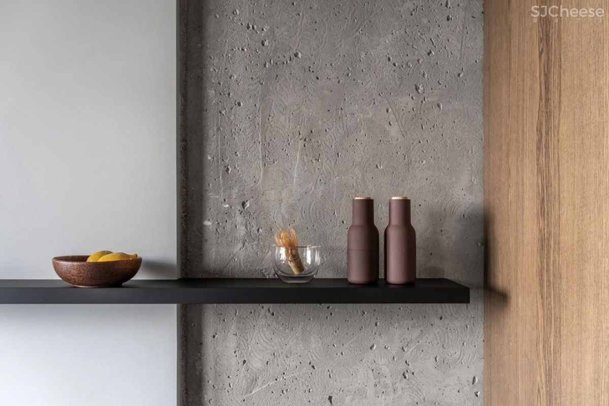 82㎡高级灰公寓，半毛坯、半精装也可以很出彩