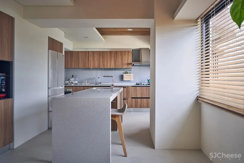 224.4㎡老宅改造:佛系清雅宅,原木自然居