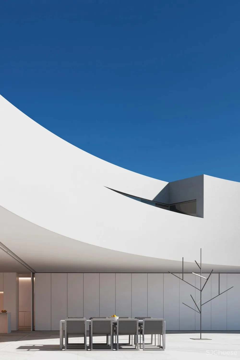 美爆了,白色极简主义别墅!