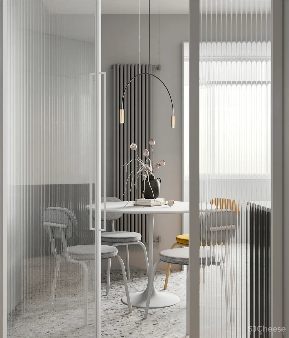 90㎡轻奢三房，艺术品这么用太有腔调