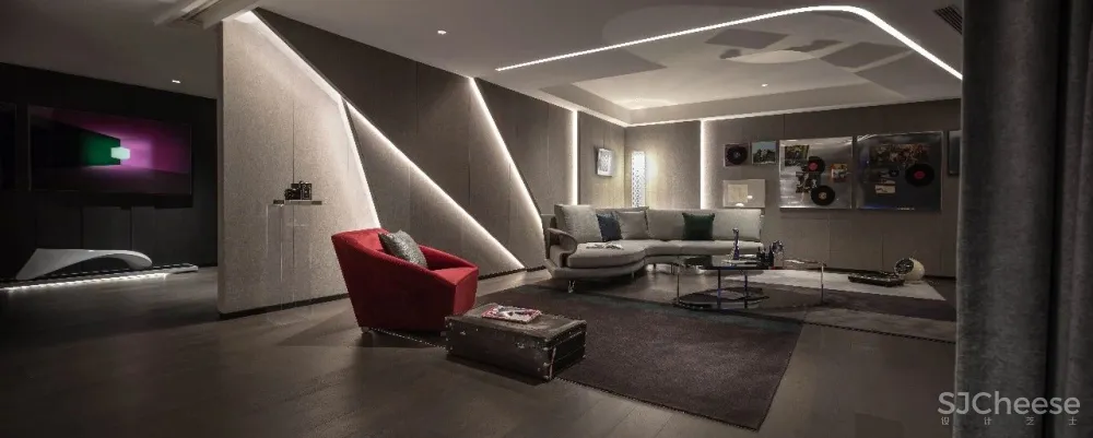 400m²“超美学”叠拼样板间,解密奢华墅作之空间狂想!