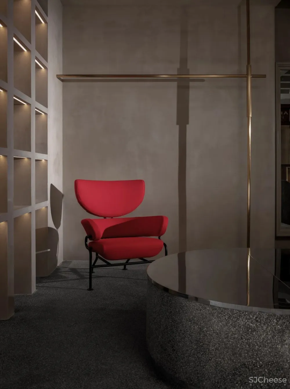 文超:128㎡灰木系空间,这样的复古才够味!