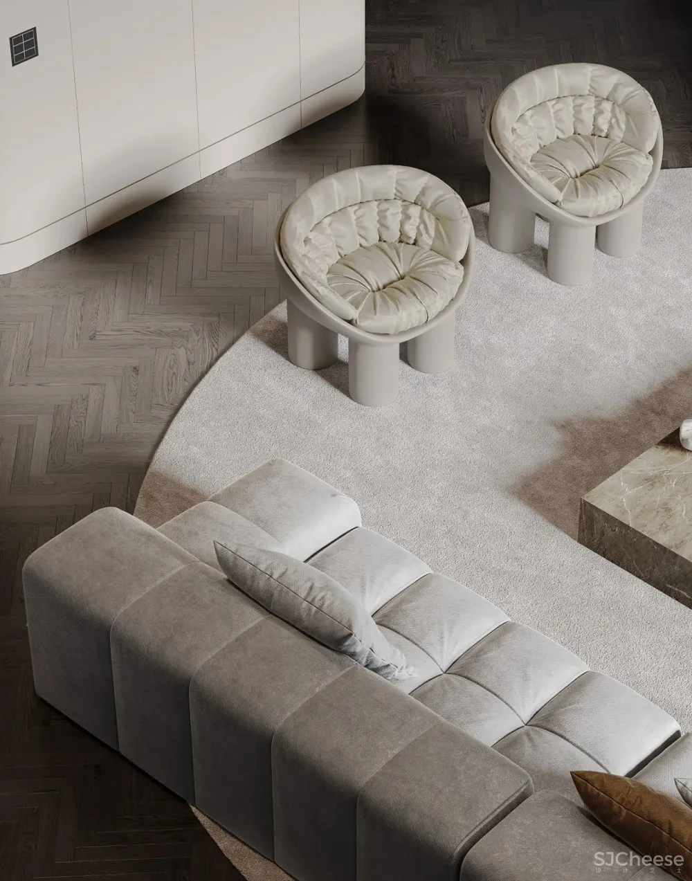 305㎡顶层复式,都市轻奢范!