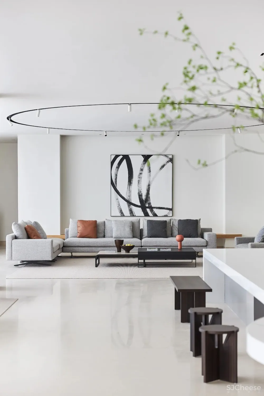 拾一设计:360°环绕式空间,营造简约的未来质感