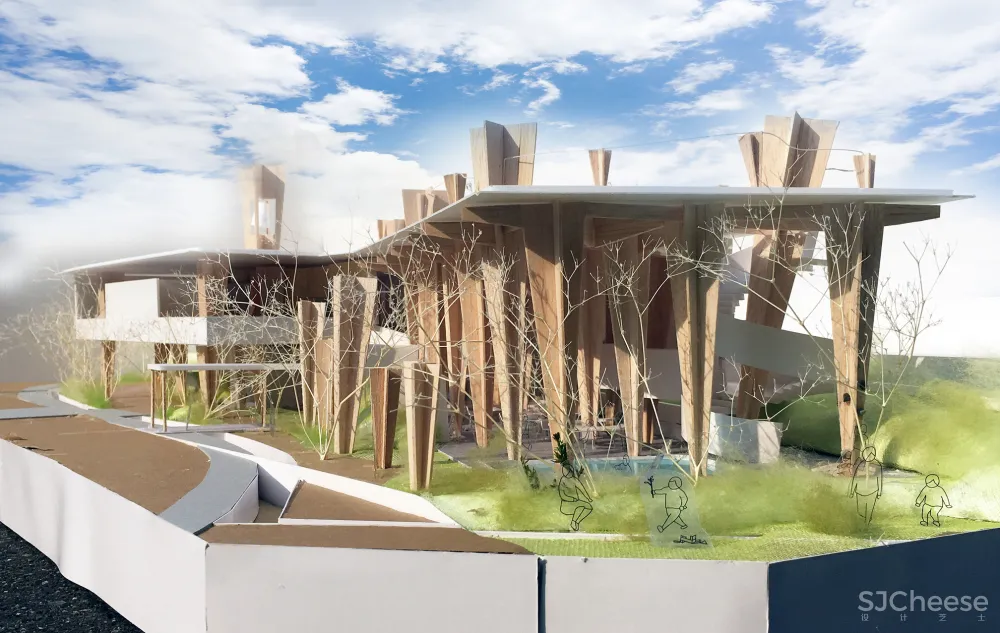 日本设计的幼儿园食堂,还能开生日趴,有员工休息区,空间利用到了极致