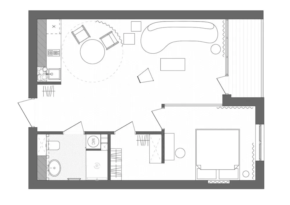 180㎡极简舒适住宅 Ira Kulyk