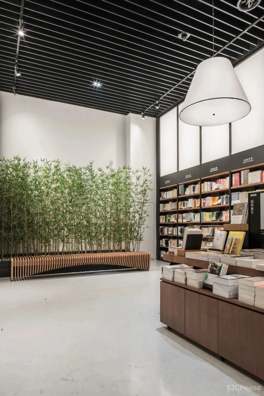 李玮珉新作 成都「九方書店」效果图和实景照片