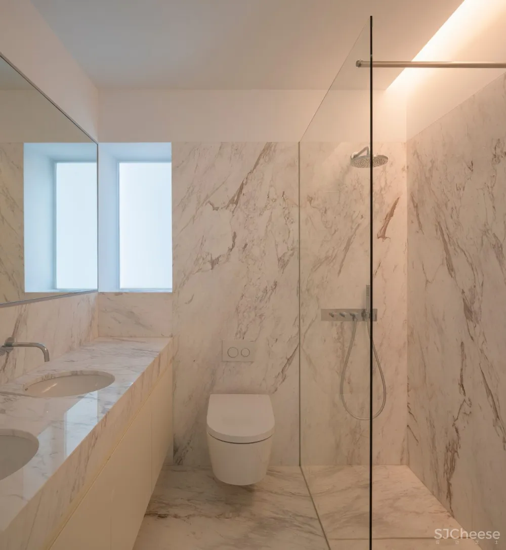 130㎡极简白, 线条简洁才更高级