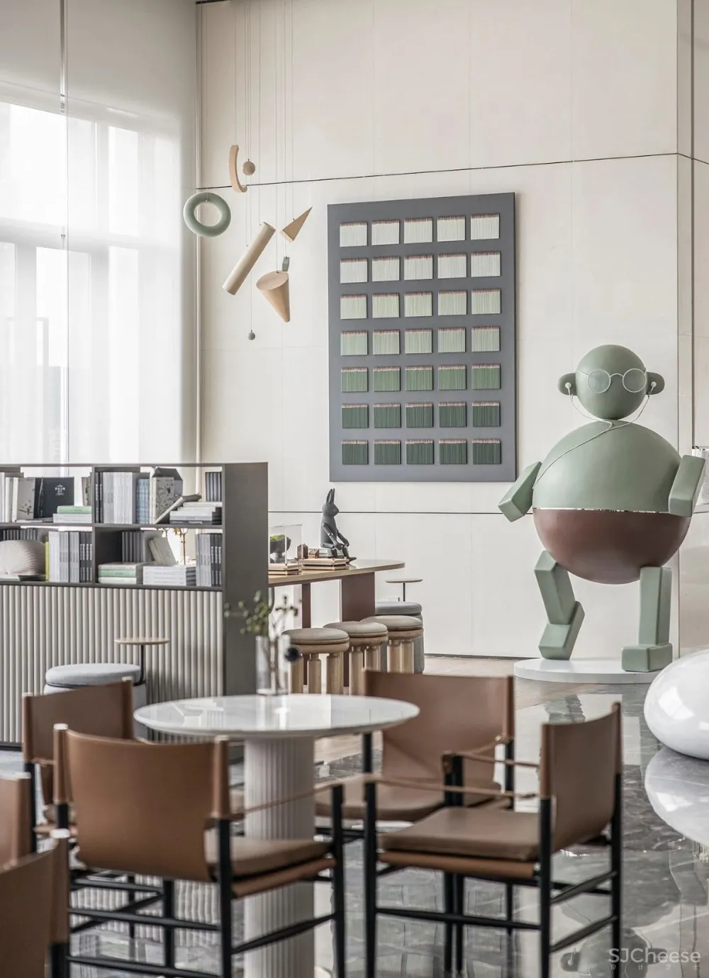 售楼处摒弃营销感,有温度的设计,打造场景式社区空间